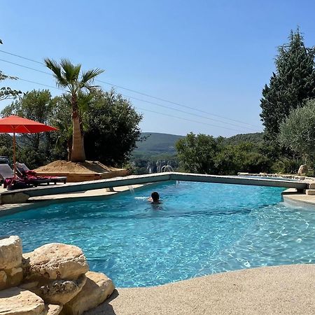 Montclus  Hotel Restaurant Clos Des Sullys מראה חיצוני תמונה